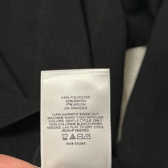 Express Black Long Sleeve Top - Picture 3 of 4